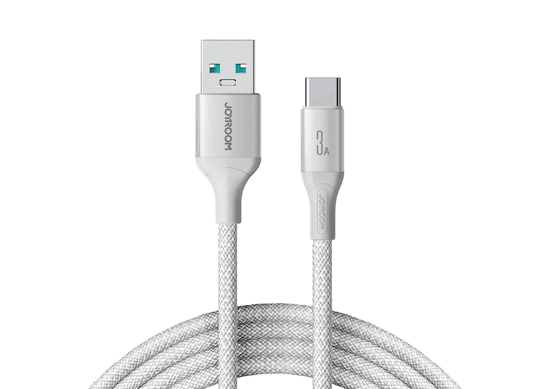 Unmissable Deal Today Joyroom S-A28 3A Fast Charging Data Cable Braided Usb-A To Type C 2M