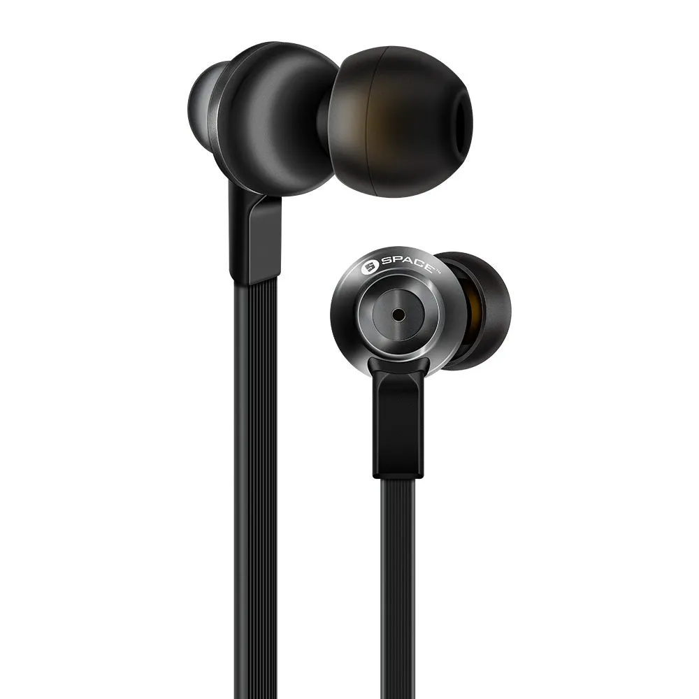 Space Urban Xs Bass Earphones - Black Dont Wait Save Today