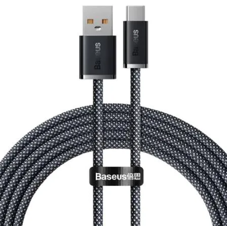 Flash Discount Today Baseus Dynamic Fast Charging Usb To Type C 100W Cable 1M Slate Gray