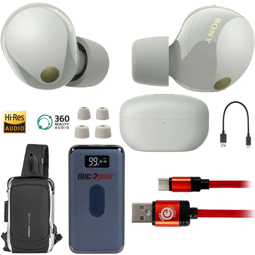 Save Today Only Sony Wf-1000Xm5 Noise Canceling Truly Wireless Earbuds, Refurb.  Accessories Bundle