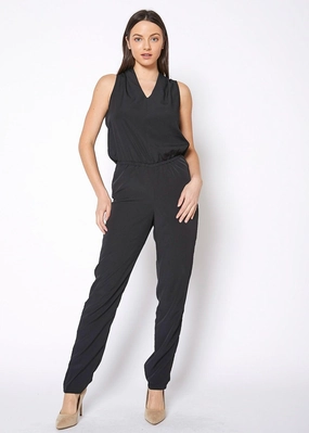 Women'S Light Formal Sleeveless V-Neck Jumpsuit By Shop At Konus Special Surprise Sale MustHave Steals