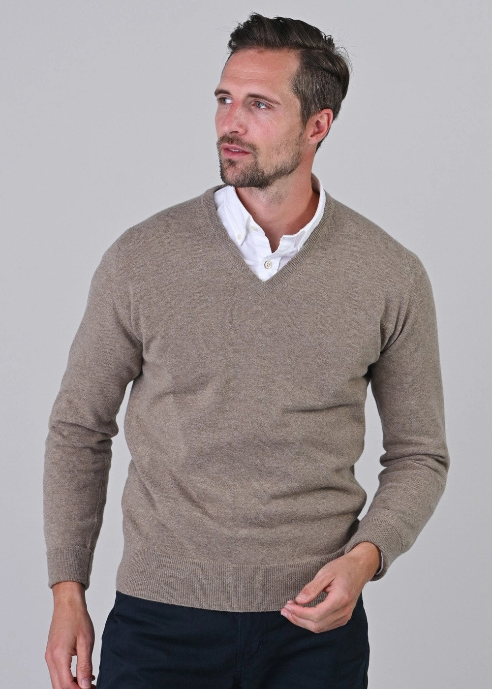 Gordon 1 Ply Geelong V-Neck Exclusive Online Discount