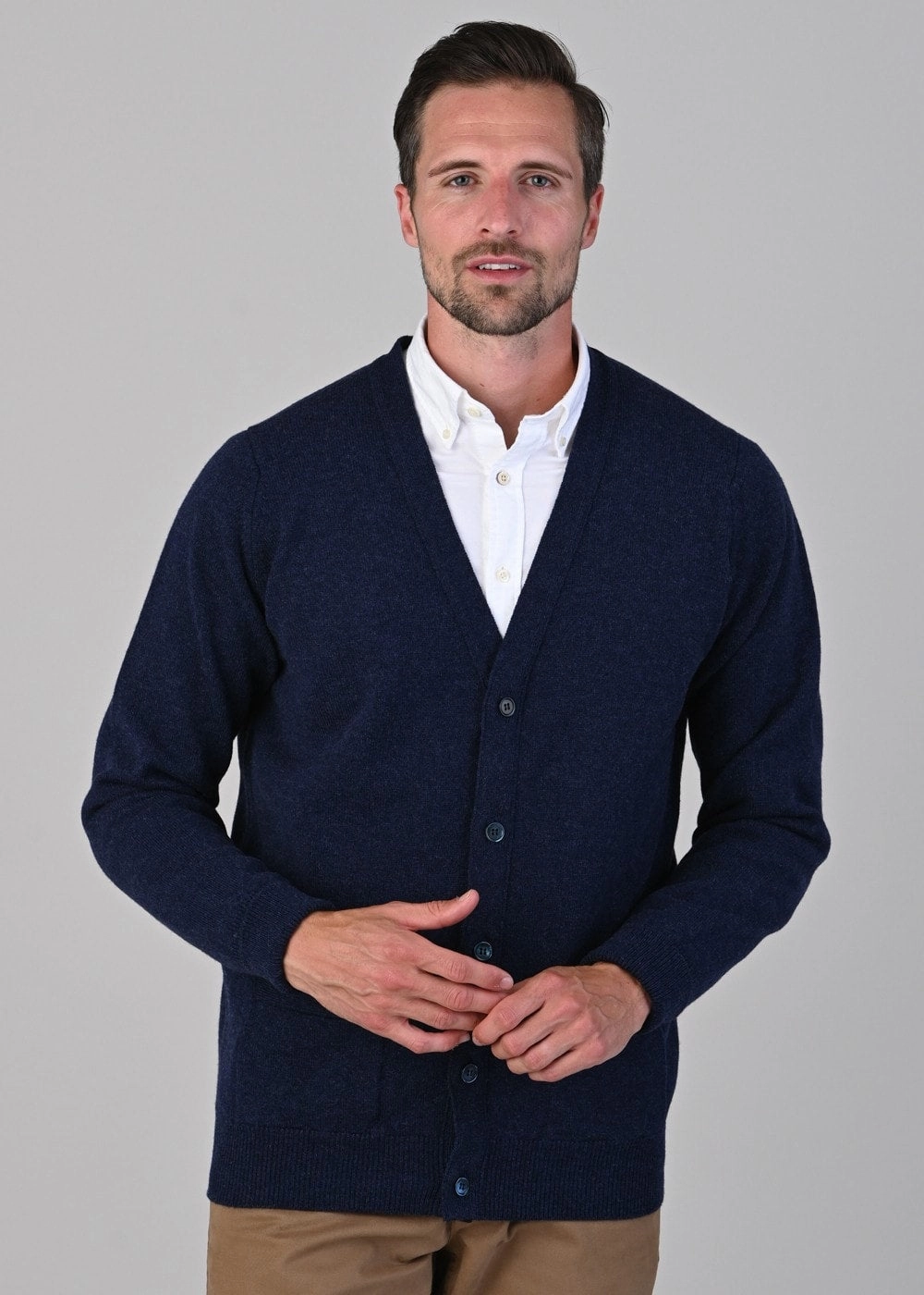Rob 2 Ply Lambswool Cardigan Last Chance Steal