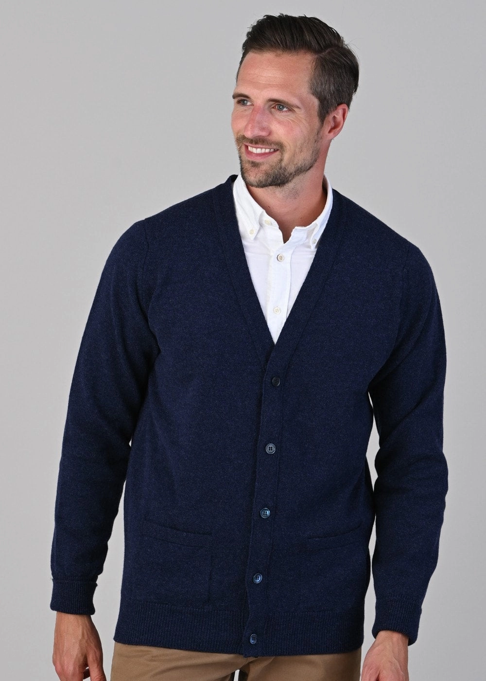 Rob 2 Ply Lambswool Cardigan Special Online Offer