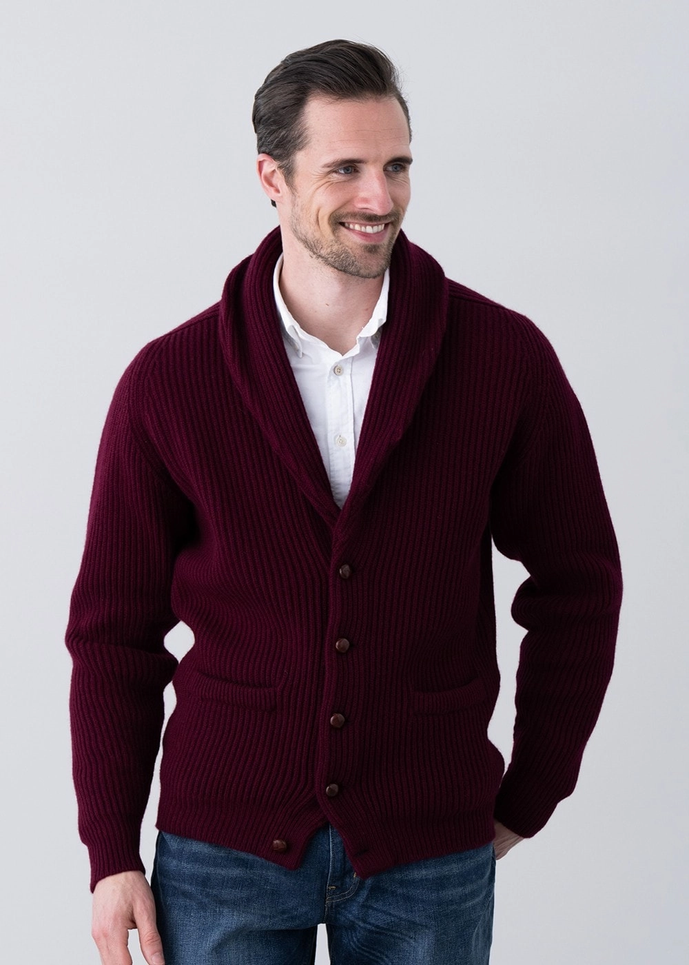 Lambswool Windsor Shawl Jacket Shop Now Save