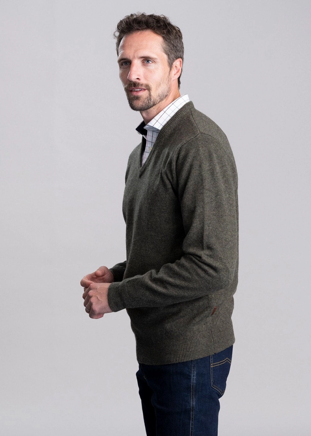 Lewis Lambswool V-Neck Jumper Dont Miss Out Instant Deal Today