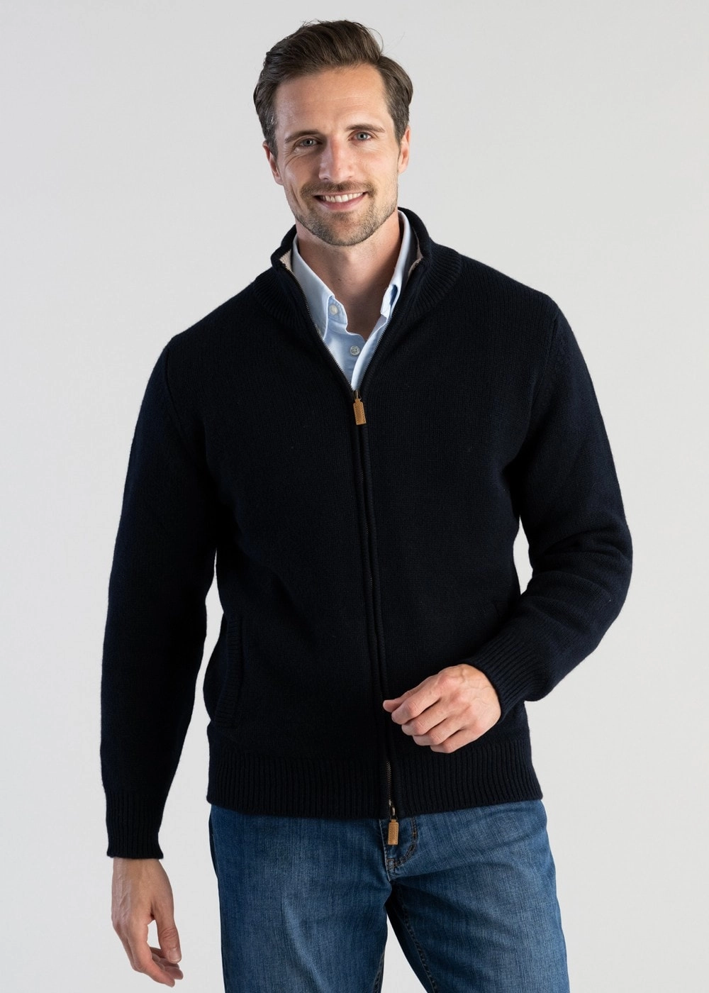 MustHave Steals Lambswool 4 Ply Plain Jacket