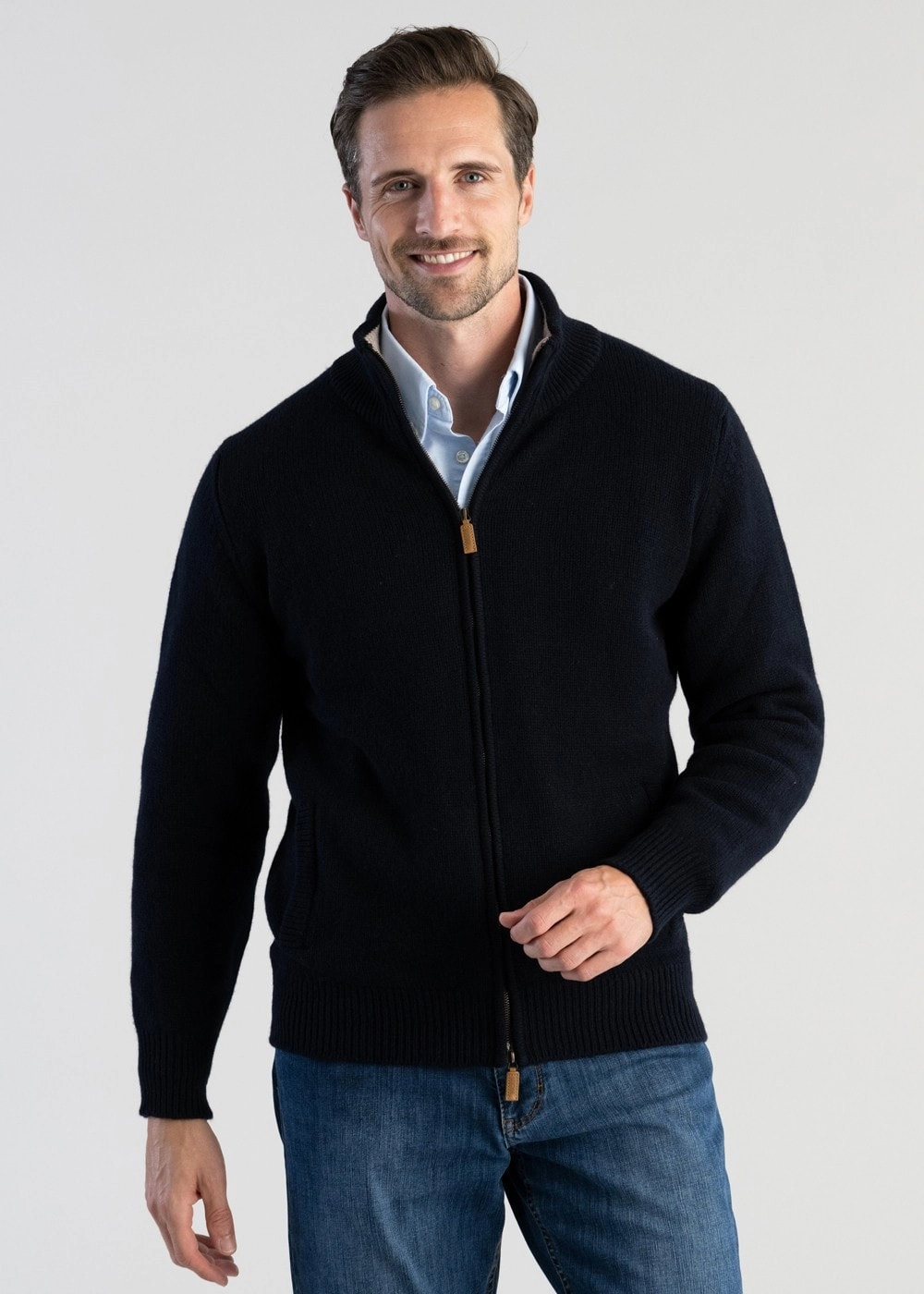 Hot Savings Alert Perfect Gift Offer Lambswool 4 Ply Plain Jacket