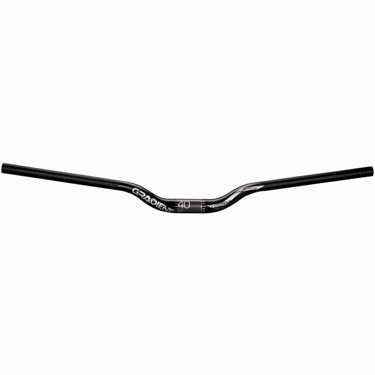 Gradient alloy riser 25 handlebar - Black