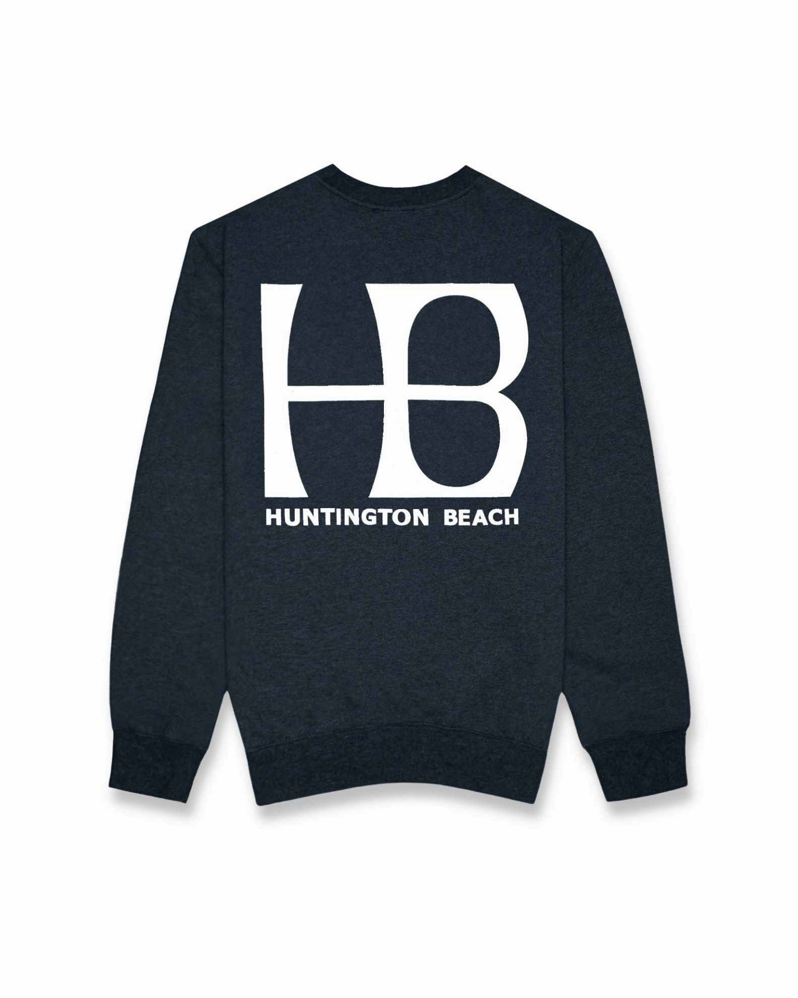 Hb City Logo 2 Crewneck Sweatshirt - Charcoal Instant Discount