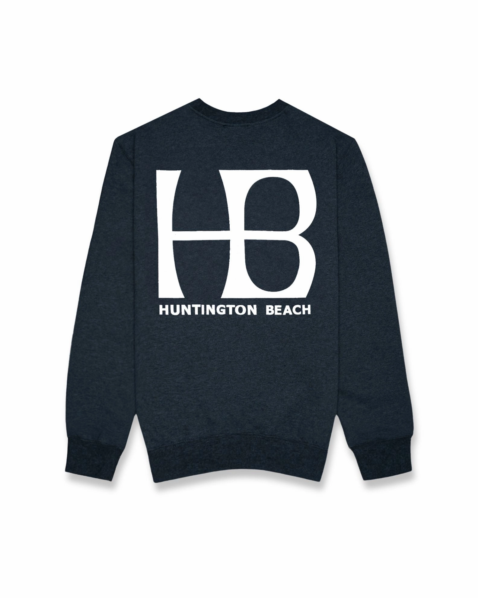 Hb City Logo 2 Crewneck Sweatshirt - Charcoal Special Price Today
