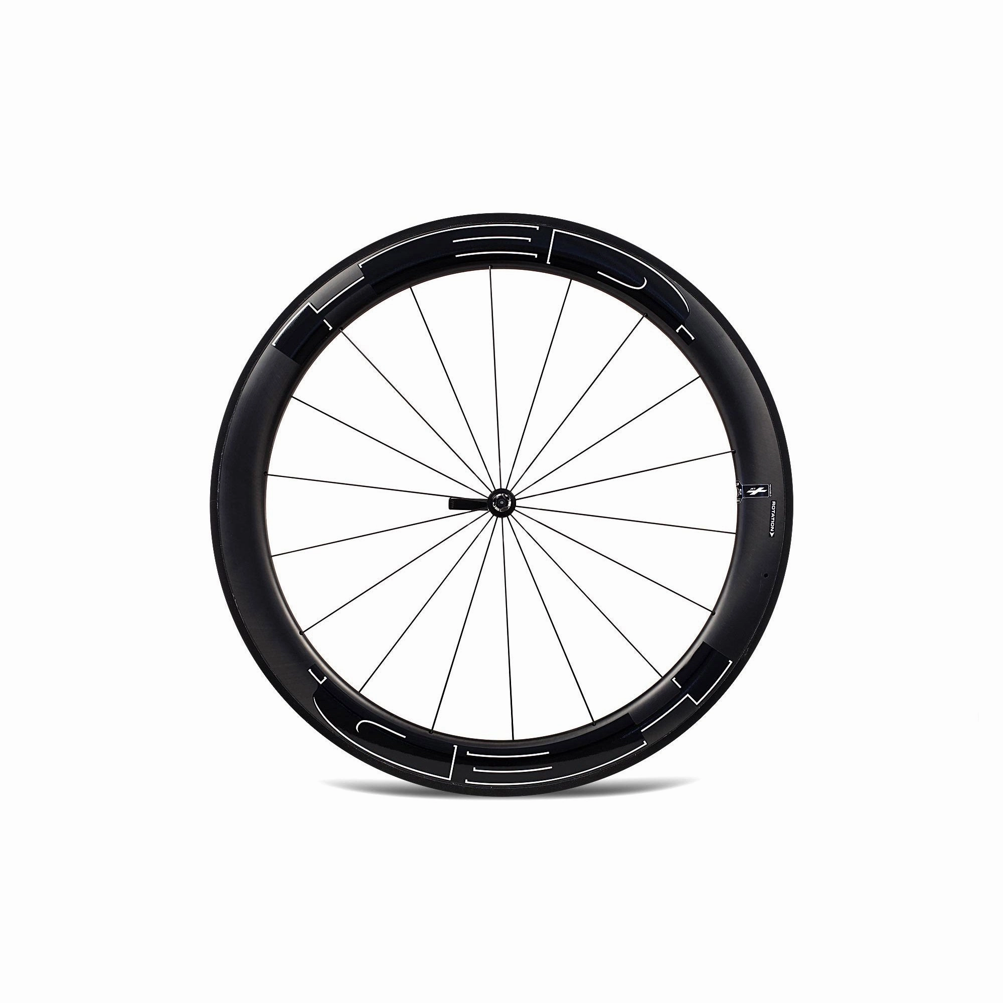 HED Jet RC6 Black Rim Brake Front Wheel