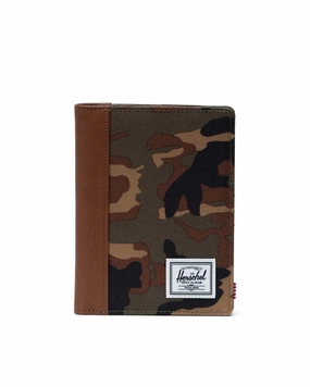Todays Steal Surprise Offer Now Herschel Raynor Passport Holder - Woodland Camo
