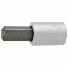 Hexagonal screwdriver socket 3/8"