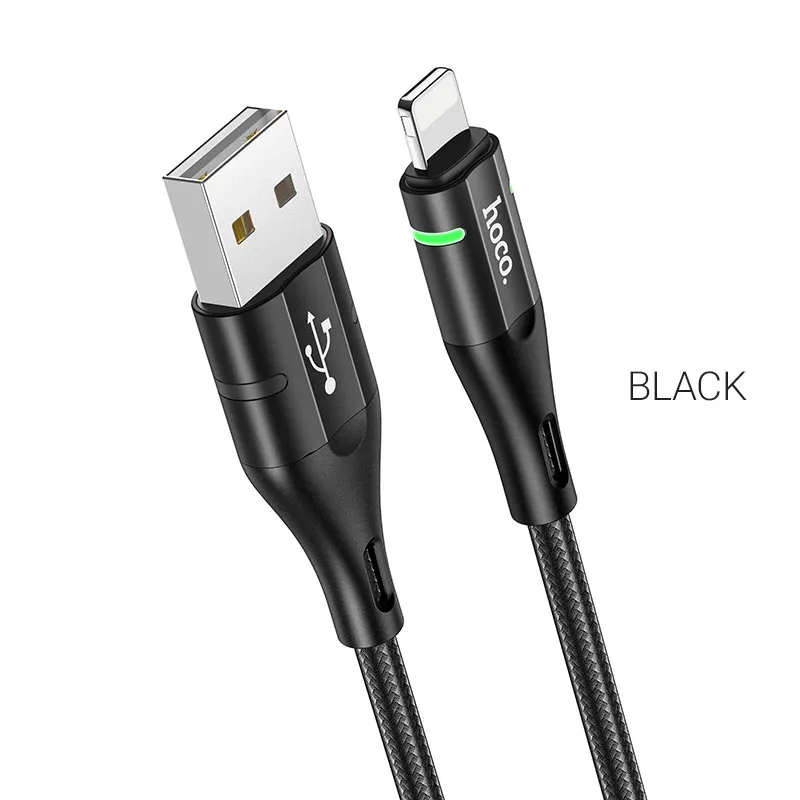 Price Drop Frenzy Todays Steal Hoco U93 Shadow Usb To Lightning  Charging Data Sync Cable - Black