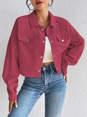 Hot Sale Today Honey Snap Down Long Sleeve Jacket