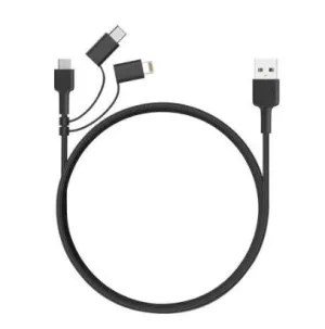 Aukey 3-In-1 Nylon Usb Cable Steal Todays Offer