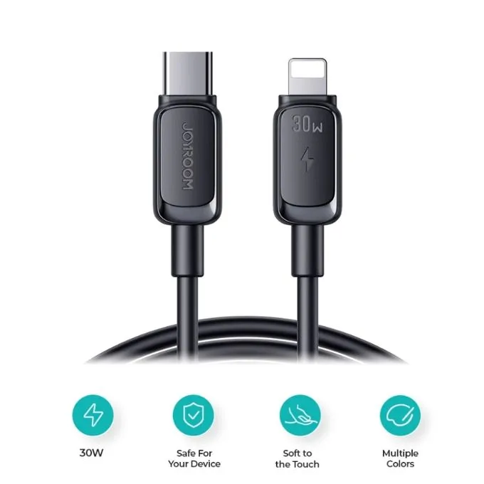 Joyroom S-A14 Type-C To Lightning  Fast Charging 30W Pd Data Cable 1.2M Flash Discount Today Online Exclusive Savings