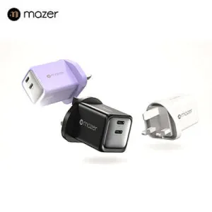 Mazer Ganprestige 48W Gan Wall Charger (2 Ports) Special Savings Today