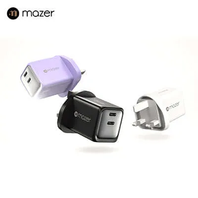 Mazer Ganprestige 48W Gan Wall Charger (2 Ports) Special Savings Today