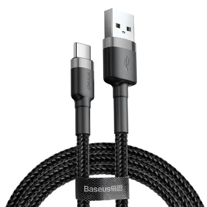 Special Offer Inside Limited Time Hot Deal Baseus Cafule Cable Usb For Type C 2A 3M Black