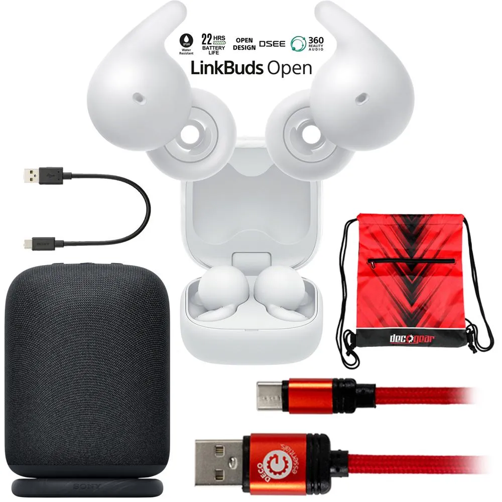 Sony Linkbuds Open Truly Wireless Earbud With Mic, White   Linkbuds Speaker Bundle MustHave Gift Ideas Grab Your Deal Today