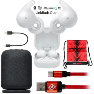 Sony Linkbuds Open Truly Wireless Earbud With Mic, White   Linkbuds Speaker Bundle MustHave Gift Ideas Grab Your Deal Today