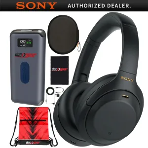 Sony Wh-1000Xm4 Wireless Noise Cancelling Headphones With Hands Free Mic Black Bundle Flash Sale Now