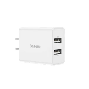 Todays Trending Deals Baseus Speed Mini Dual U Charger 10.5W Cn White