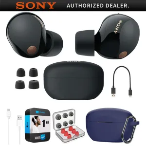 Sony Noise Canceling Truly Wireless Earbuds, Black   Accessories   Warranty Bundle MustHave Deals Shop Grab Now