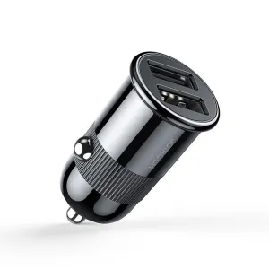 MustHave Deal Joyroom C-A06 3.1A Mini Dual-Port Fast Charging Smart Car Charger - Black