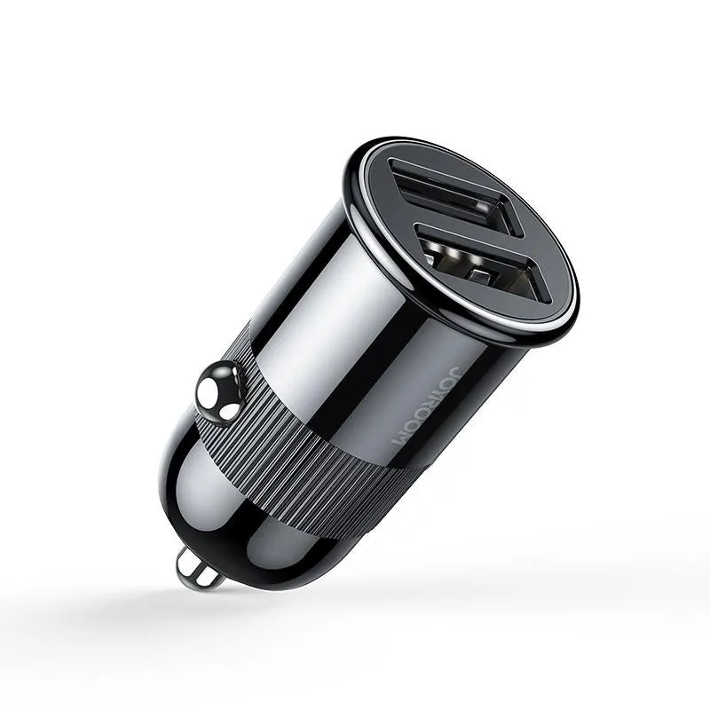 MustHave Deal Joyroom C-A06 3.1A Mini Dual-Port Fast Charging Smart Car Charger - Black