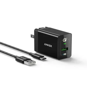 Anker Powerport  1 Quick Charge 3.0 With Usb-C Cable EndofWeek Deals Steal Todays Offer