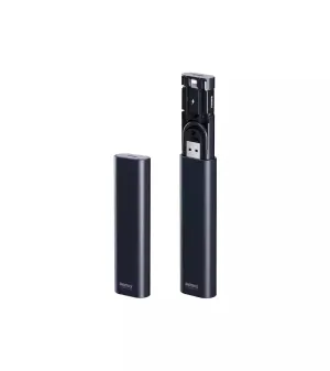 Remax Rc-C011 Wanbo Ii Series 60W Hidden Fast Charging Cable Set - Black Exclusive Deal Inside Grab Todays Deal