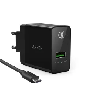 Grab Todays Deal Anker Powerport  1 &Amp; Micro Cable Quick Charger 3.0