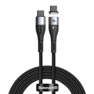Baseus Magnetic Type C To Type C 100W Fast Charging Data Cable 1.5M Exclusive Holiday Deal Instant Savings Inside