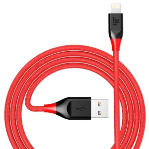 Tronsmart Lta12 Double Braided Nylon Lightning Cable (4Ft/1.2M) - Red/Black Dont Miss This Steal Flash Deal Alert