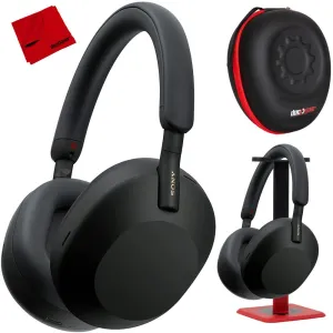 Todays Hot Pick Daily Clearance Deal Sony Wh-1000Xm5 Wireless Noise Canceling Headphones (Black) Pro Stand Kit