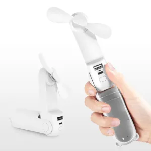 Grab Your Savings Grab the Deal Now Portable Fan, Power Bank And Light Stick