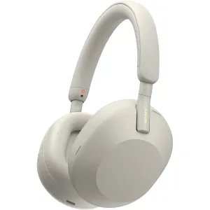 Sony Wh-1000Xm5 Wireless Industry Leading Noise Canceling Headphones, Silver Audio Earphones Bluetooth Charging Save Big Online Special Price Offer