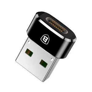 Baseus Mini Type-C Female To Usb Male Adapter Converter Black Dont Miss This Steal