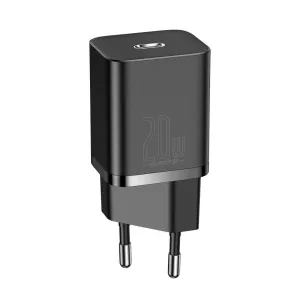Baseus Super Si Quick Charger 1C 20W - Black Flash Deal Today