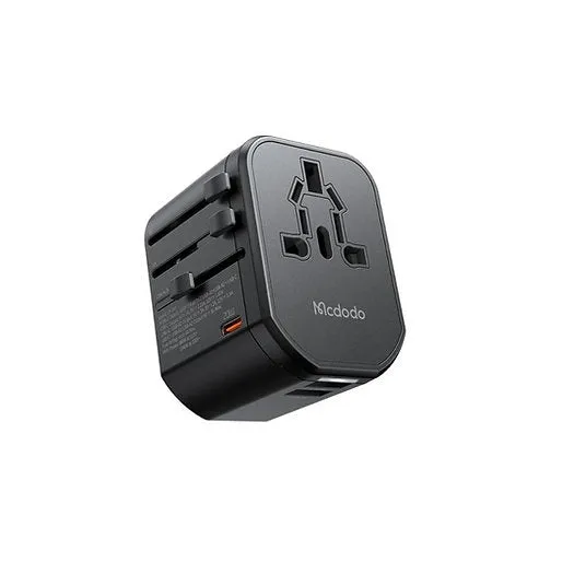 Mcdodo 3471 Universal Travel Adaptor Charger 20W Type C   Dual Usb Exclusive Savings Event