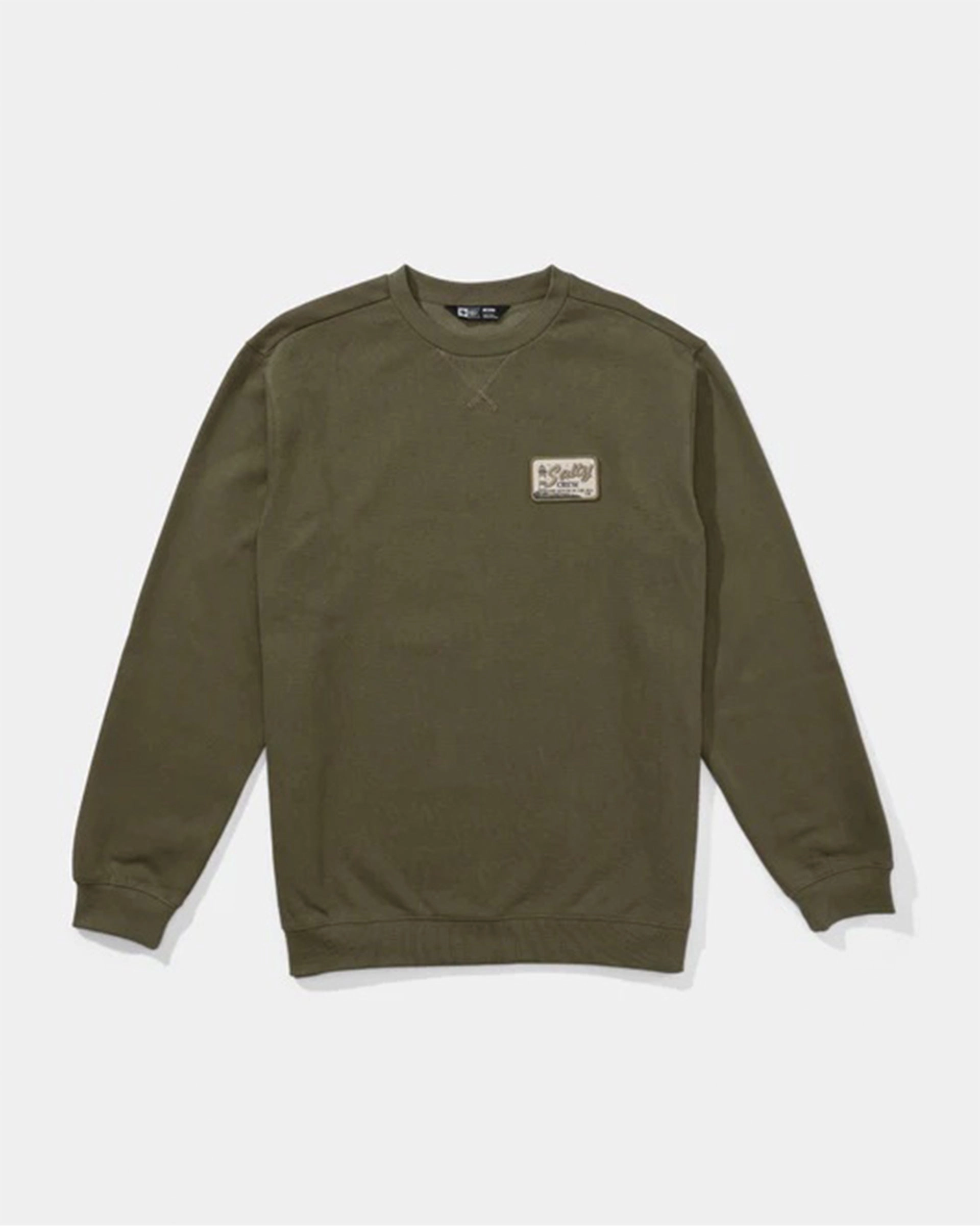Crafted Crew Fleece - Olive Special Online Offer Weekend Flash Offer