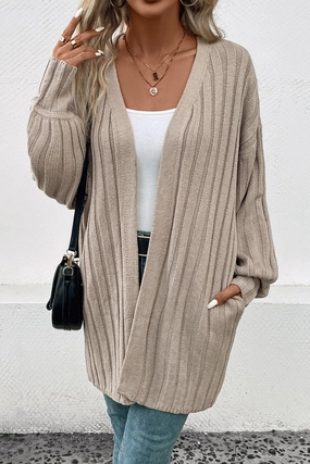 Perfee Open Front Cardigan With Pockets Dont Miss This Steal