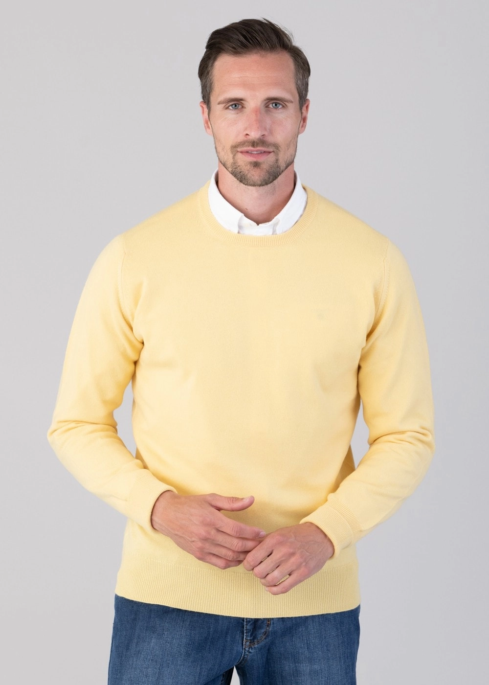Shop Grab Now Surprise Discount Today Oxton 1 Ply Cashmere Crew Neck