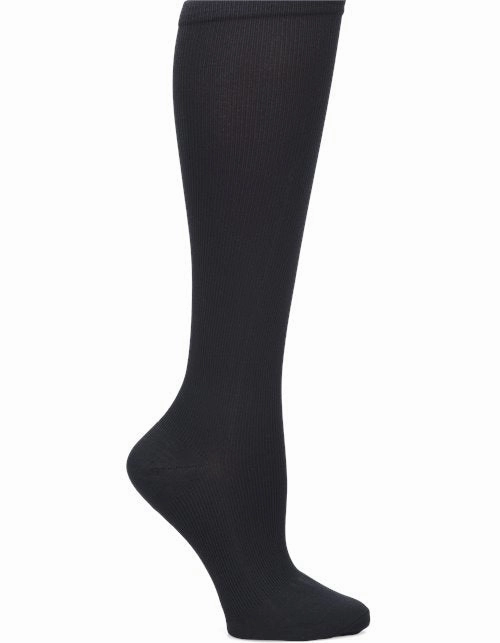Nurse MatesCompression Sock-Solid Black883783W Wide Calf Exclusive Hot Pick