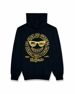 Us Open 2025 Sunny Pullover Hoodie - Black Todays Hot Savings