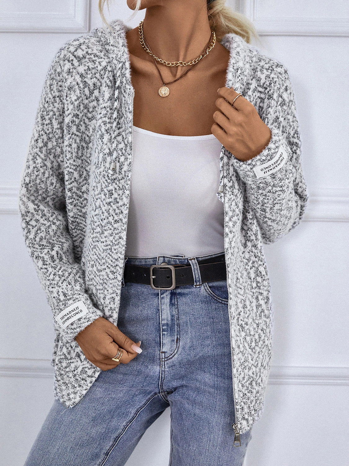 Big Sale Today Todays Special Picks Zip-Up Hooded Sweater