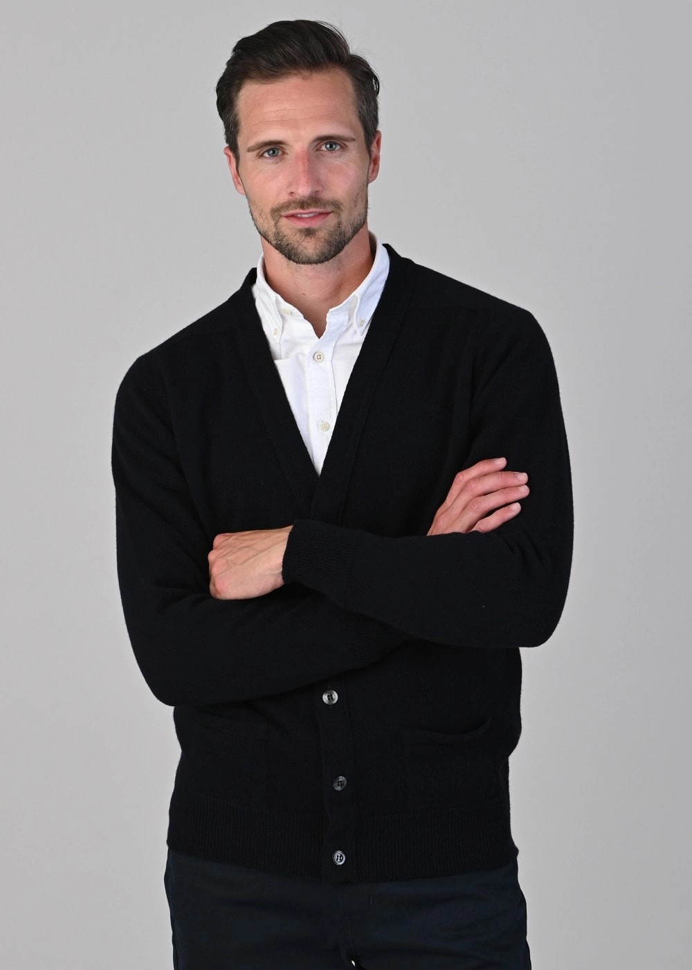 Leven 2 Ply Lambswool Cardigan Clearance Sale Now
